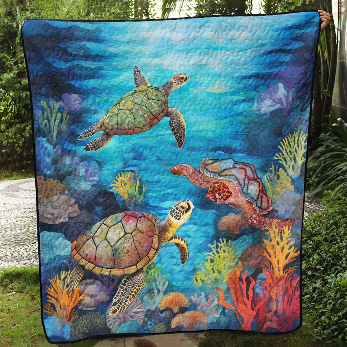 Turtle CLA260681 Art Quilt