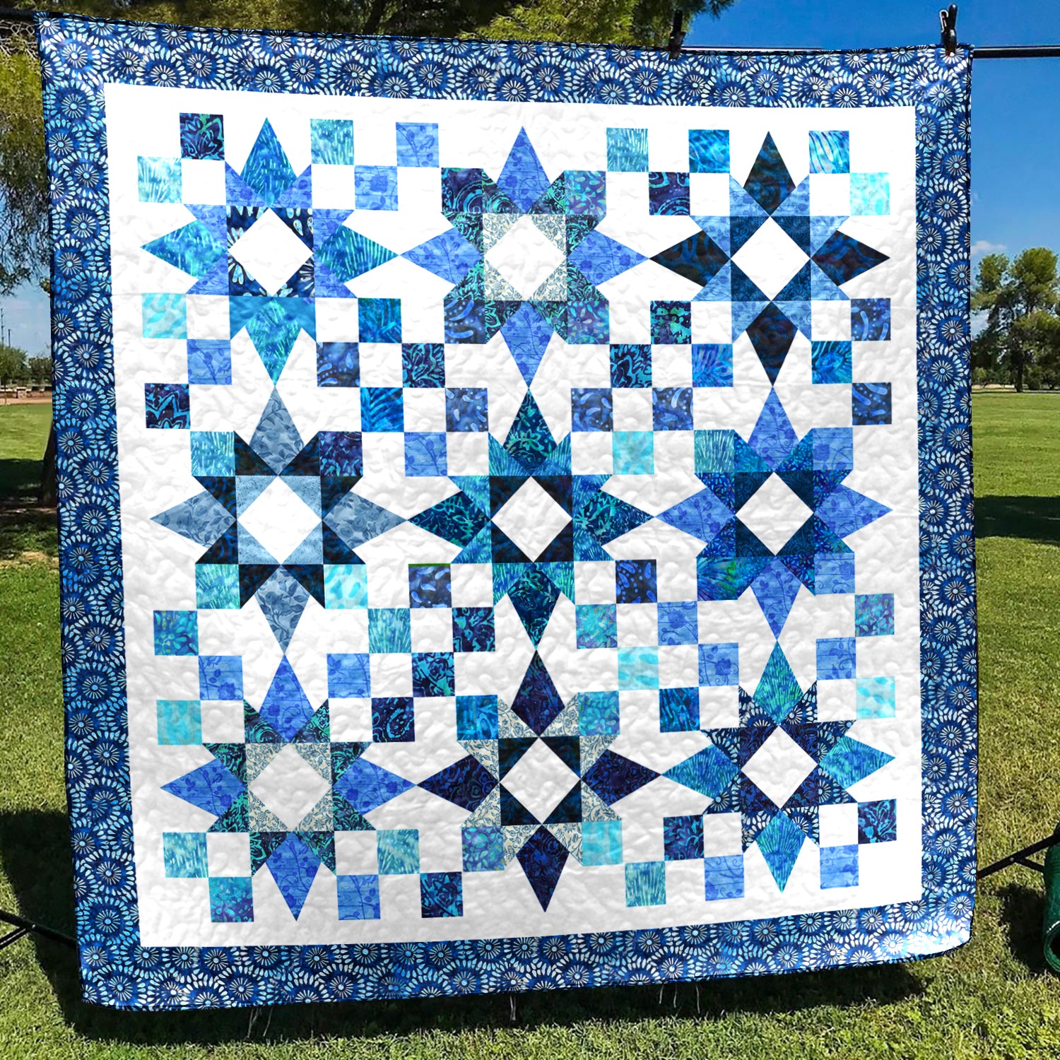 Winter Star Art Quilt JP221001