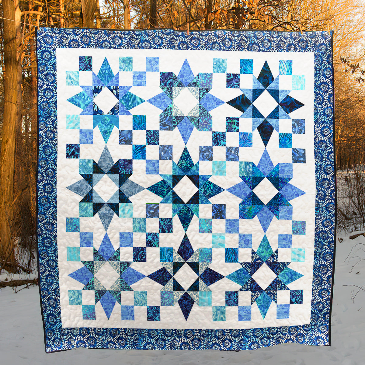 Winter Star Art Quilt JP221001