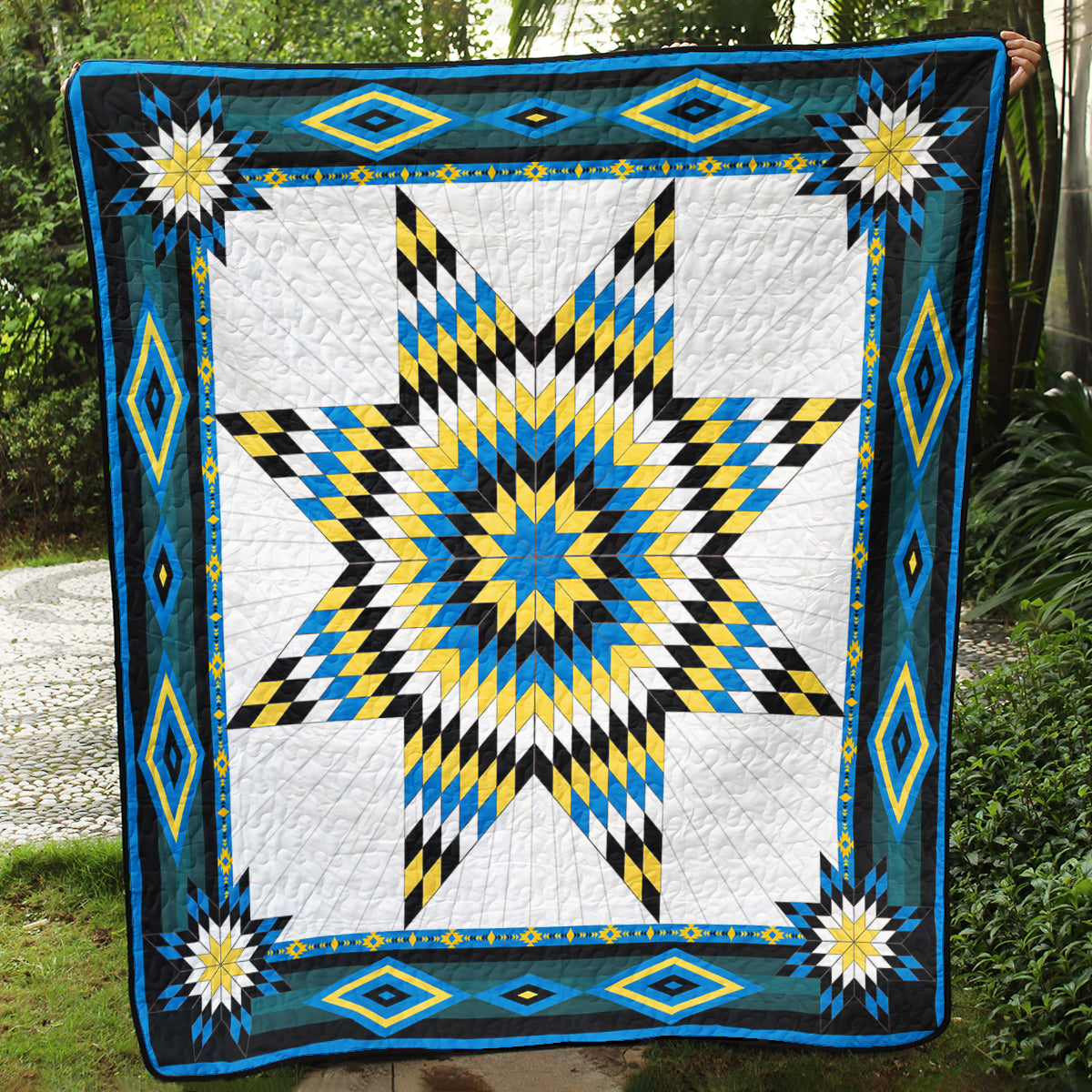 Native American Inspired Star Art Quilt TL05082303BL