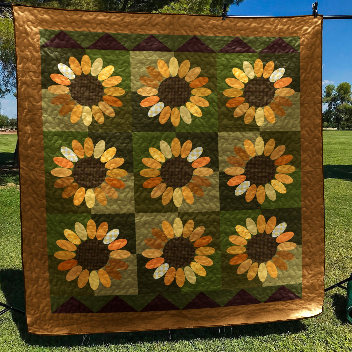Sunflower CLM290645 Art Quilt