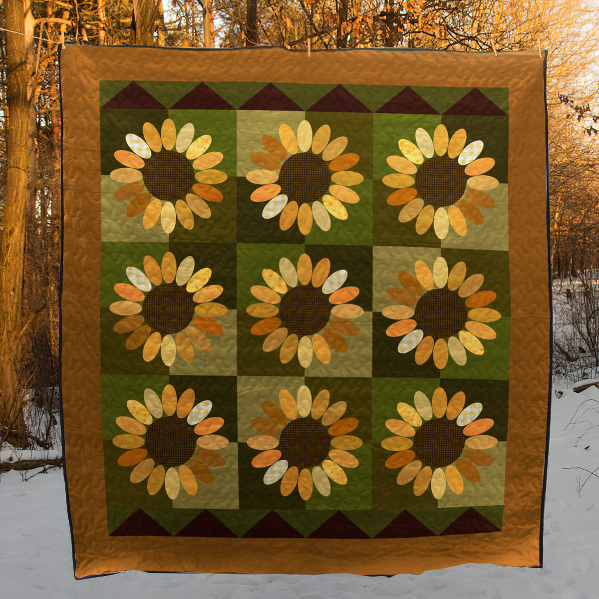 Sunflower CLM290645 Art Quilt