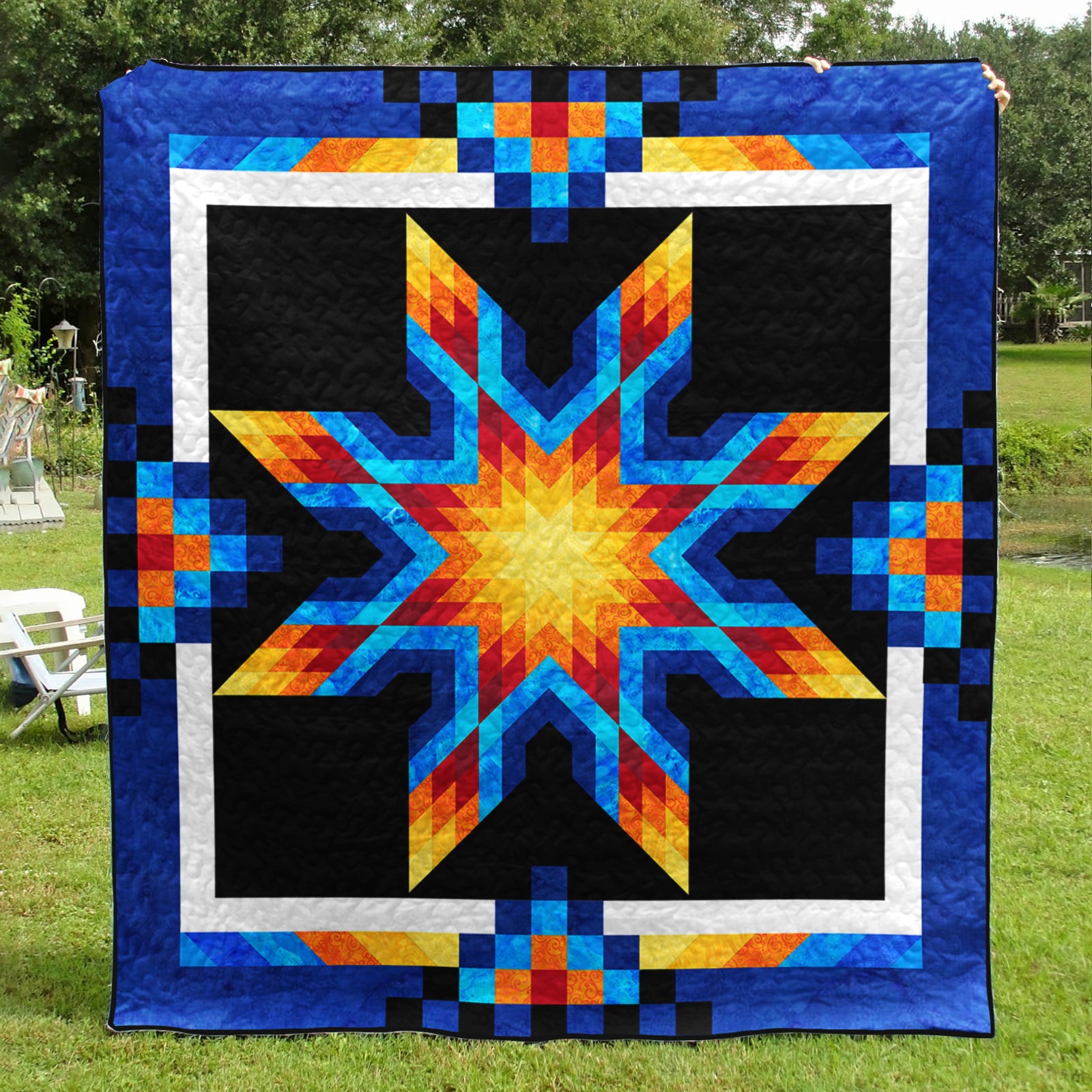 Native American Inspired Star Art Quilt TL08032304BL