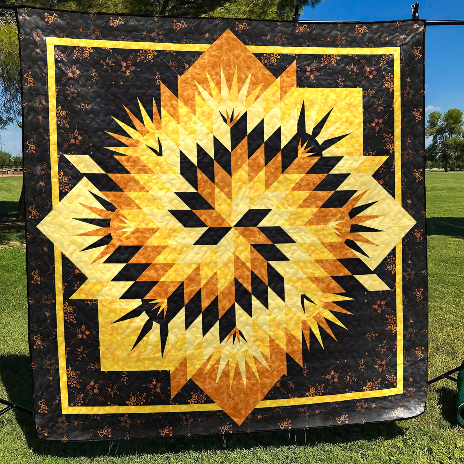 Native American Inspired Star Art Quilt HM211003Y