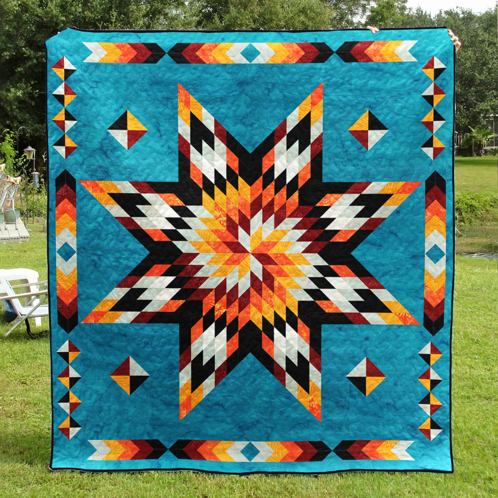 Native American Inspired Star Art Quilt TL08032305BL