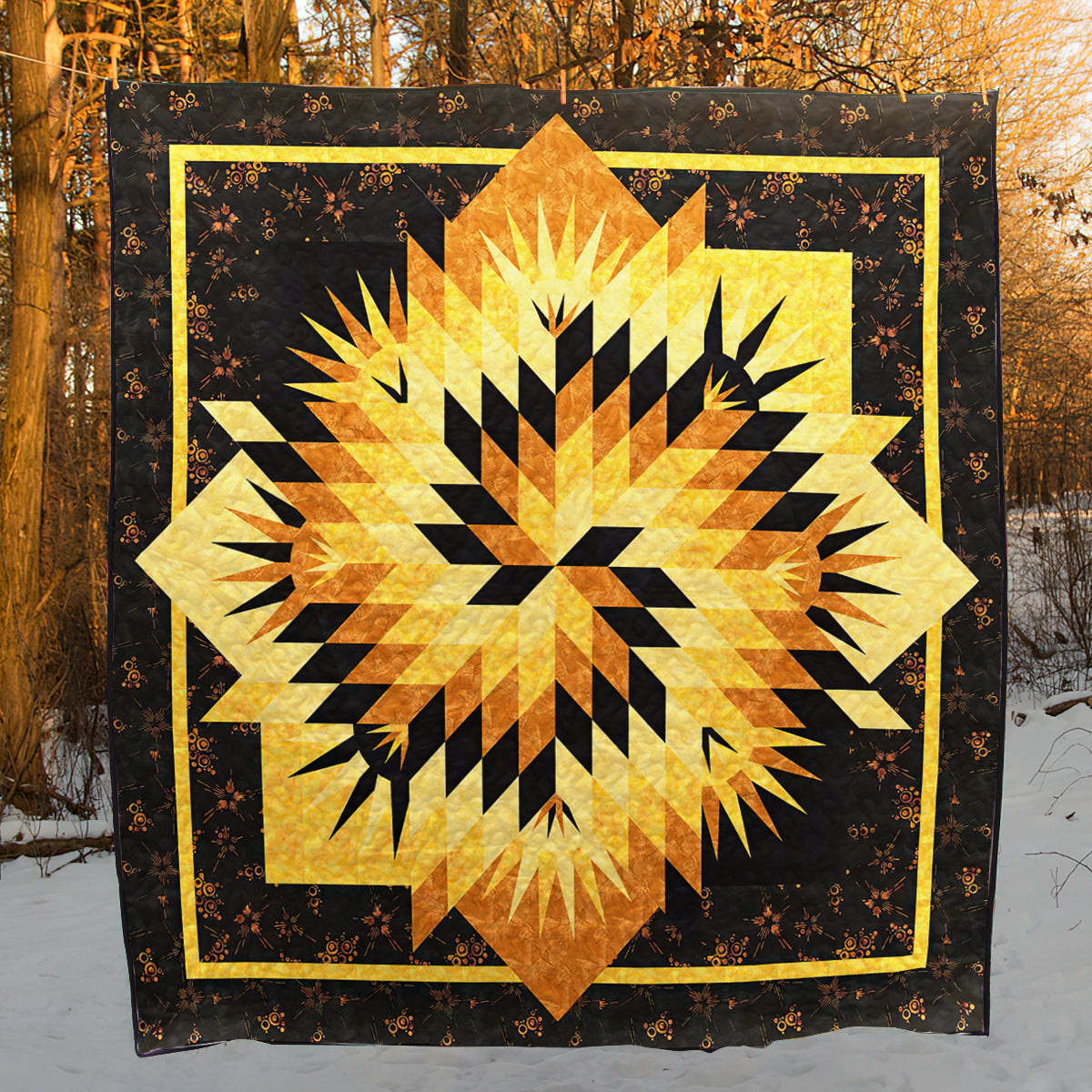 Native American Inspired Star Art Quilt HM211003Y