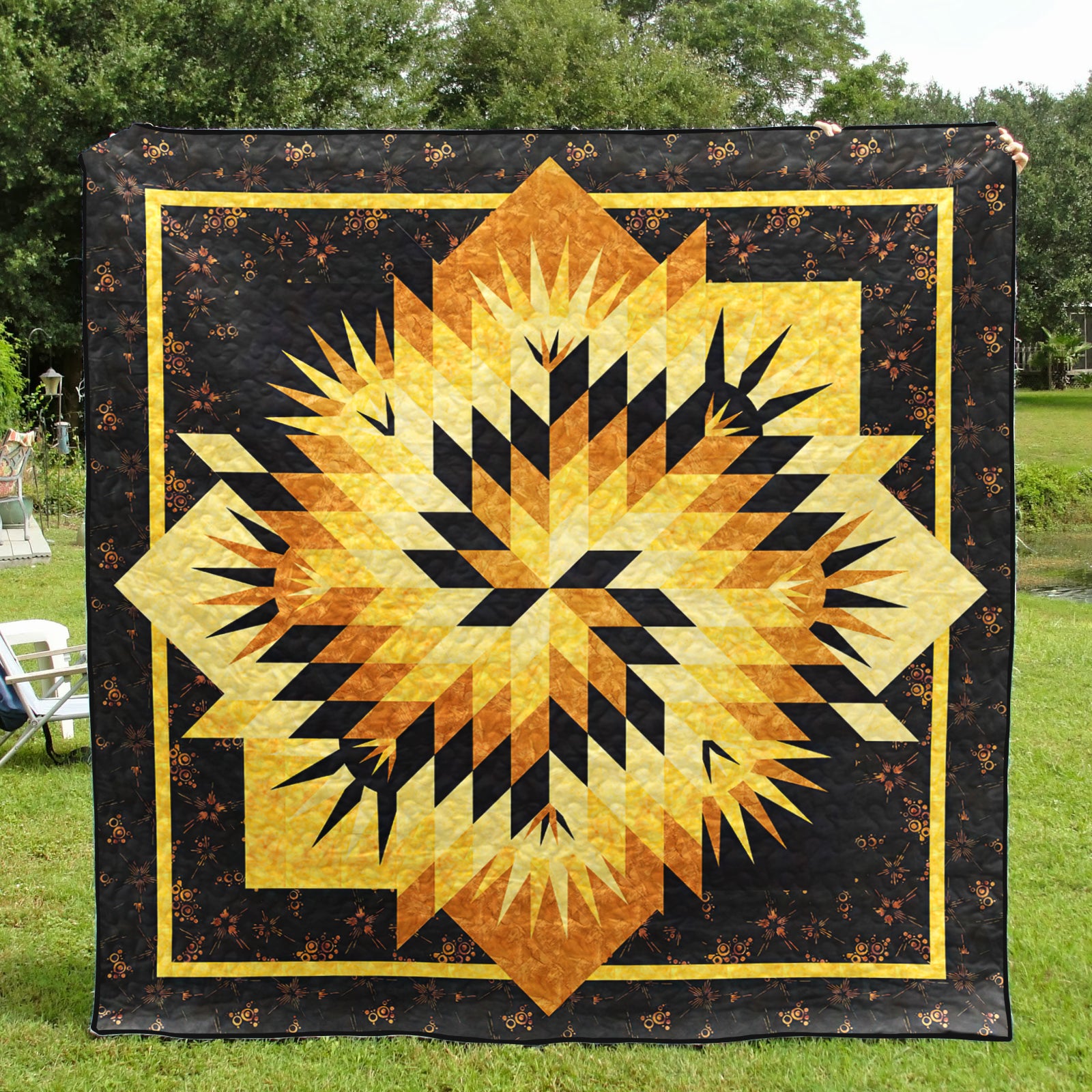 Native American Inspired Star Art Quilt HM211003Y