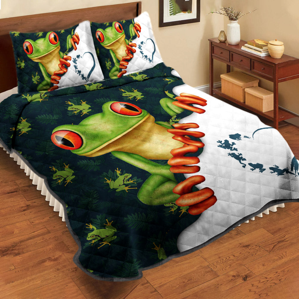 Frog Quilt Bed Set HM300901T