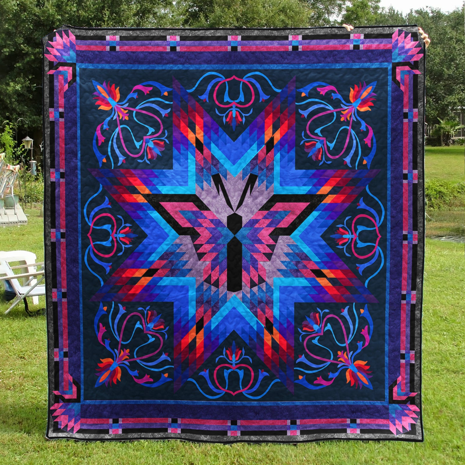 Native American Inspired Butterfly Art Quilt TL211001Y