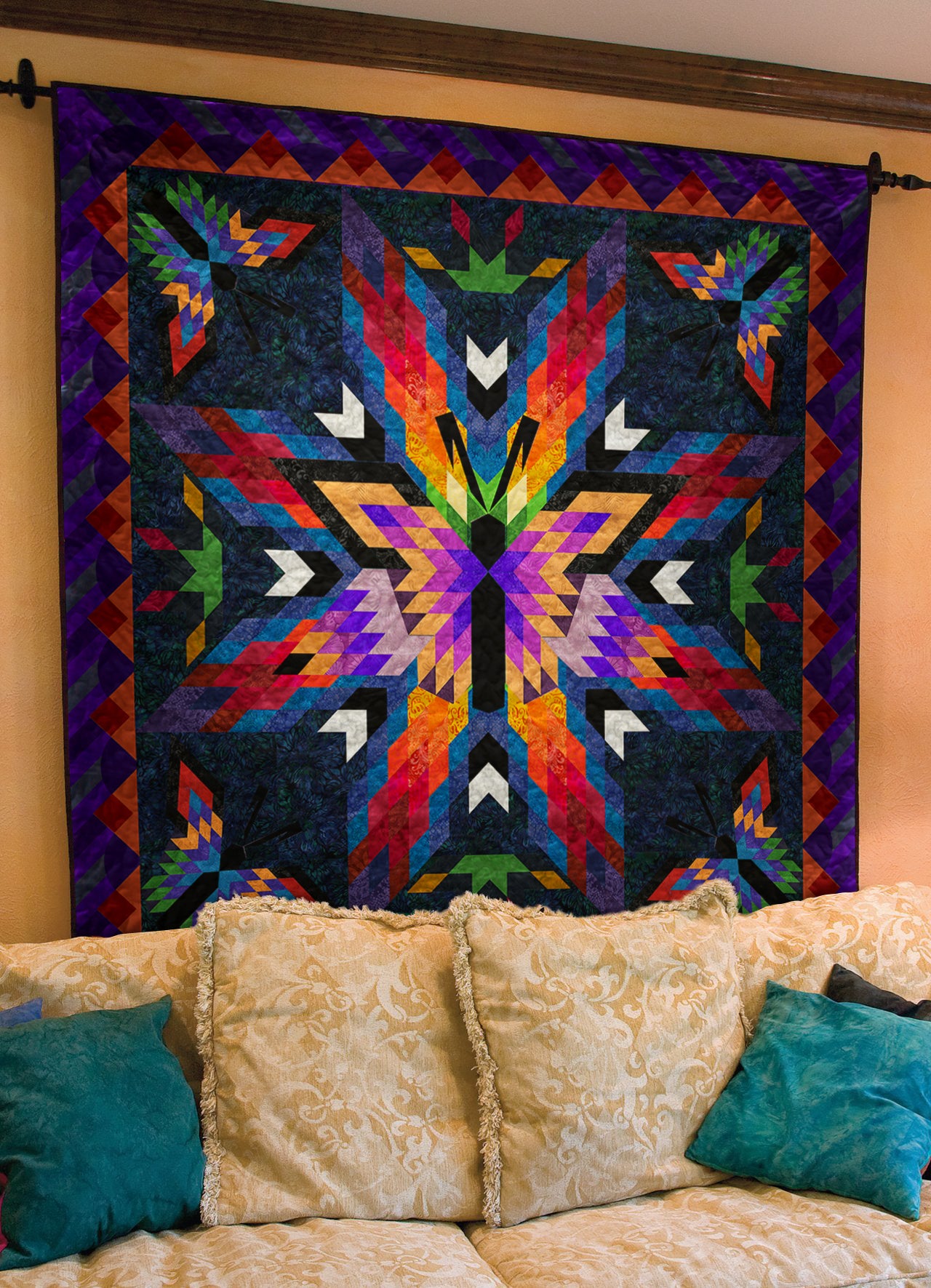Native American Inspired Butterfly Art Quilt TL211002Y