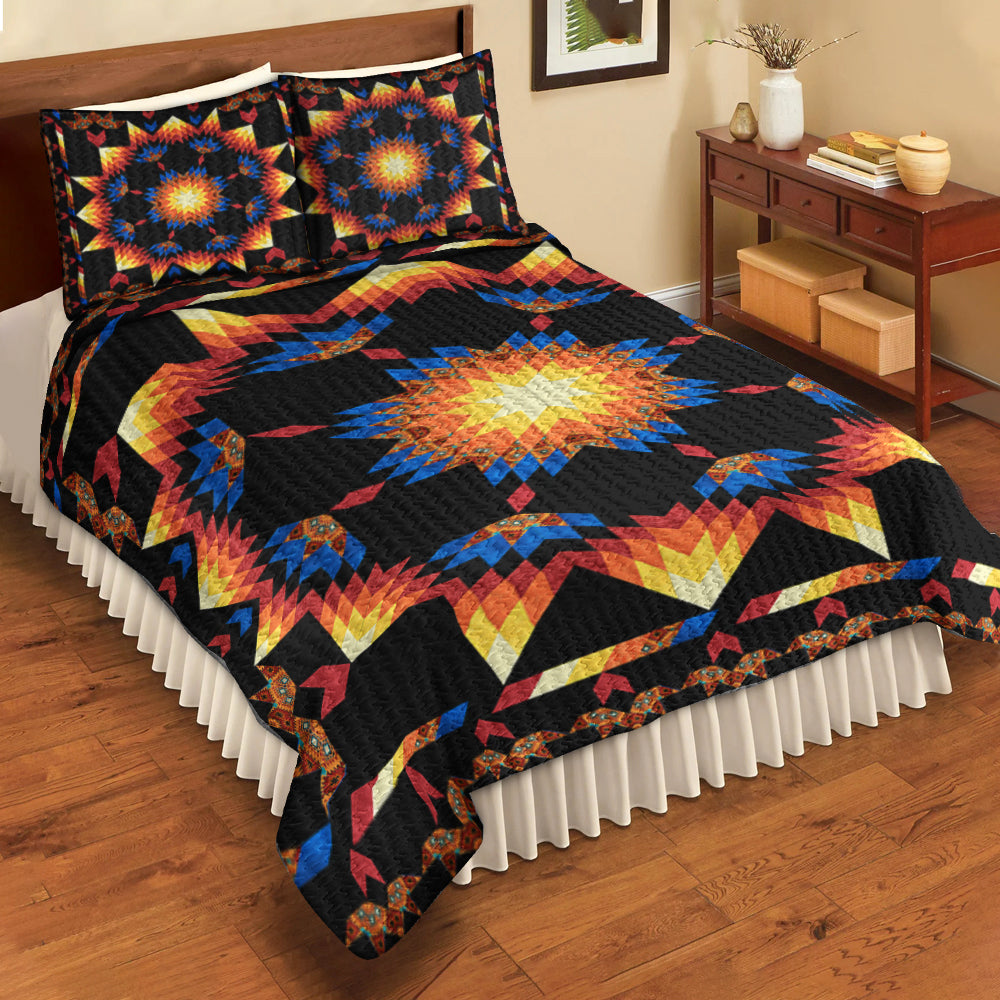 Native American Inspired Star Quilt Bed Set TL280505QS