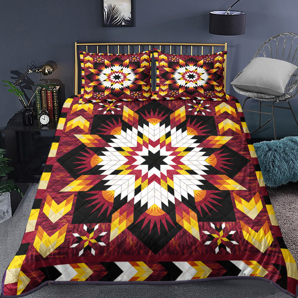 Native American Inspired Star Bird Quilt Bed Set TL260510Y