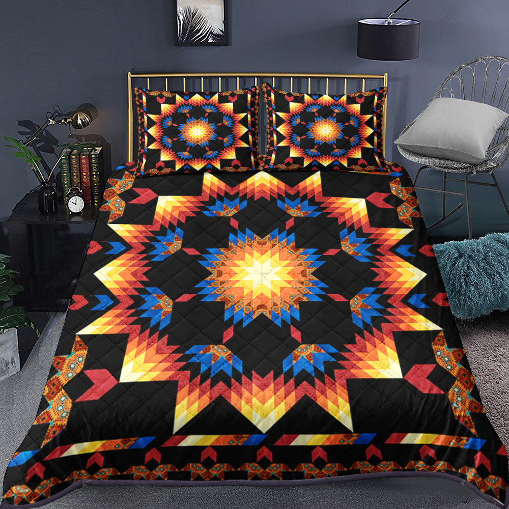 Native American Inspired Star Quilt Bed Set TL280505QS