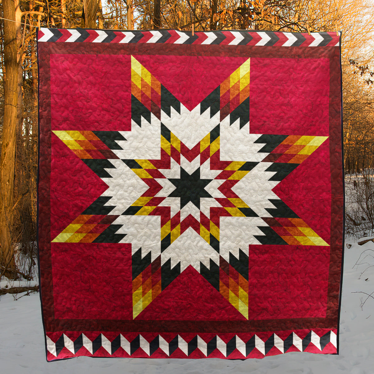 Native American Inspired Star Art Quilt HN260508M