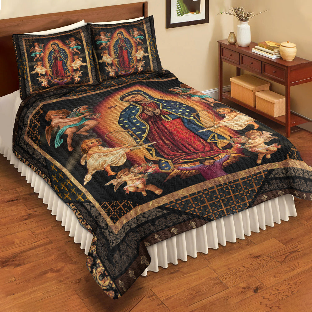 Our Lady Of Guadalupe  Quilt Bed Set TL020605QS
