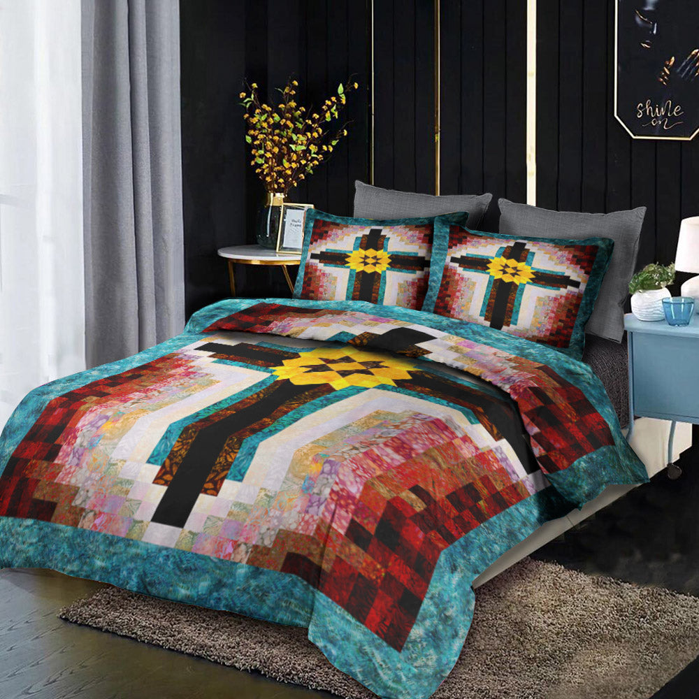 Christian Painted Cross Bedding Sets MT070601ABS