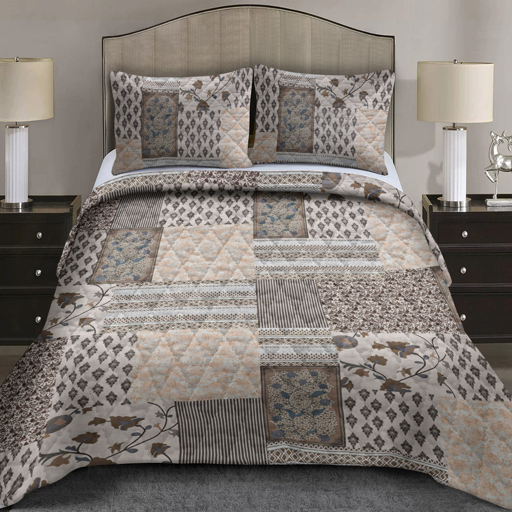 Whitman Patchwork CLA2910150 Quilt Bed Set