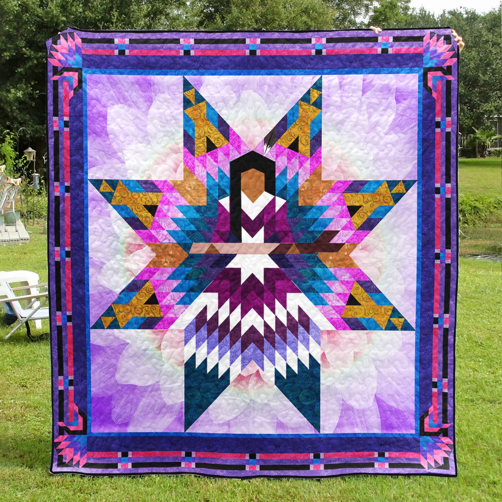 Native American Inspired Art Quilt TL24022302BL