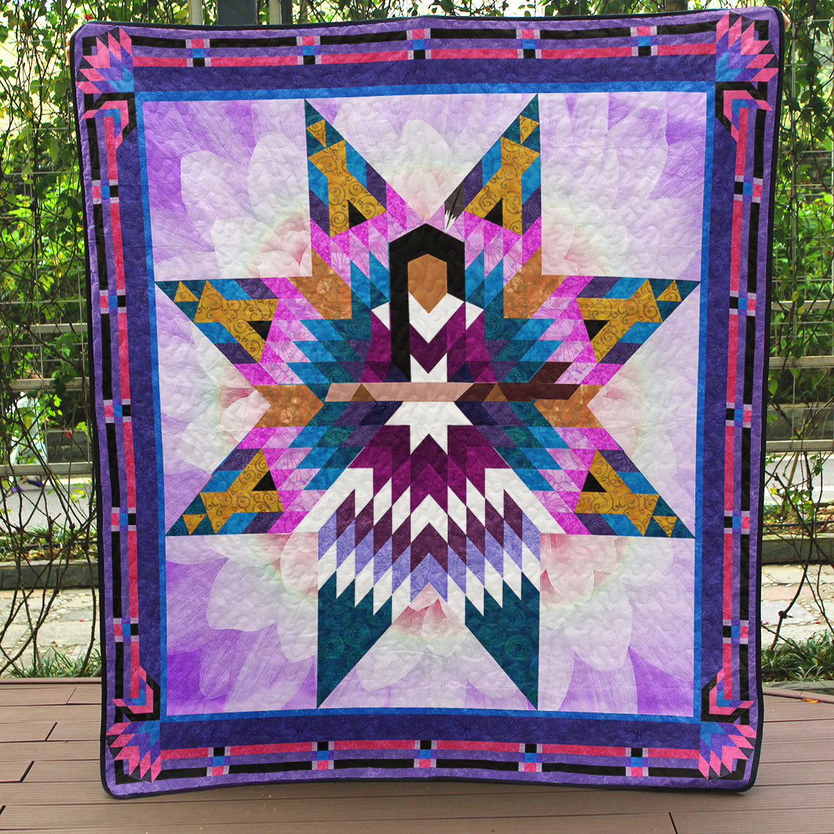 Native American Inspired Art Quilt TL24022302BL